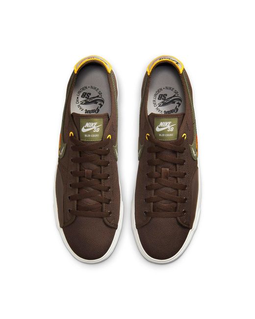 Nike Brown Daan Van Der Linden X Blazer Court Sb 'Baroque' for men