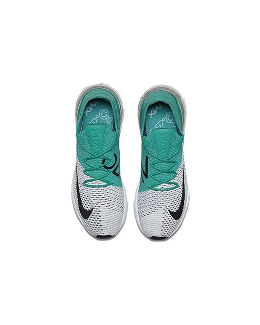 Nike Blue (Wmns) Air Max 270 Flyknit 'Clear Emerald'