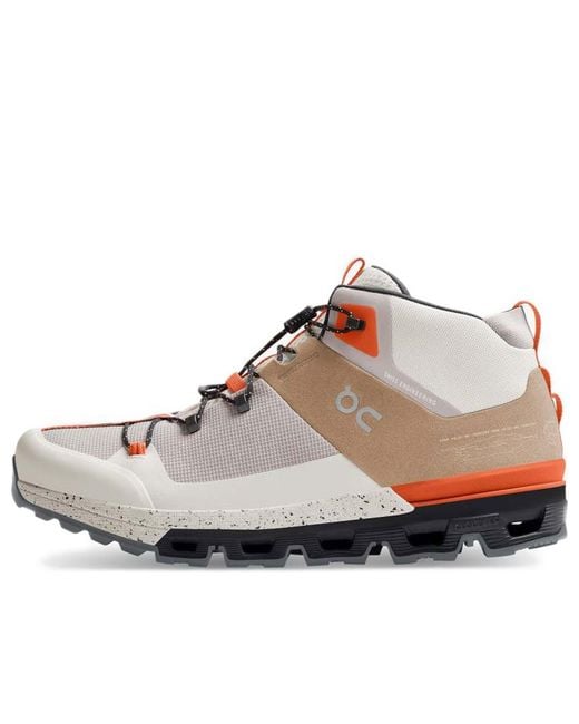 On Shoes Brown Cloudtrax 'Chai Ivory' for men