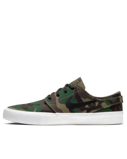 Nike Brown Zoom Janoski Canvas Premium Sb 'Camo' for men