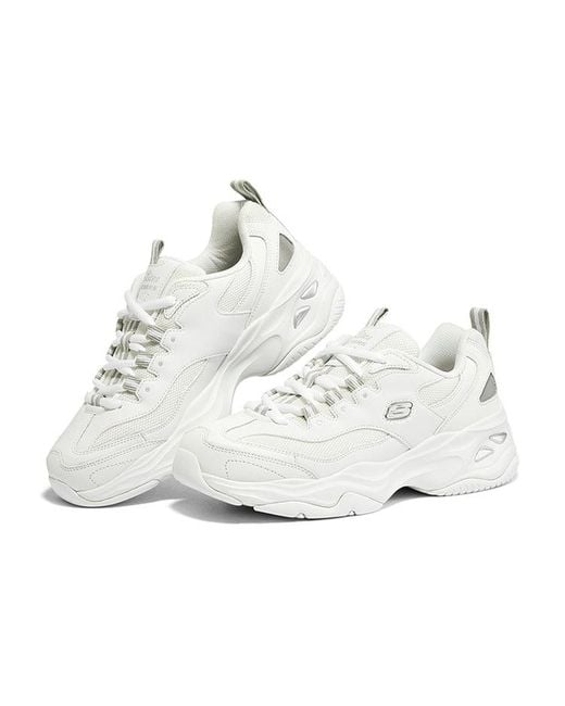 Skechers White (Wmns) D'Lites 4.0