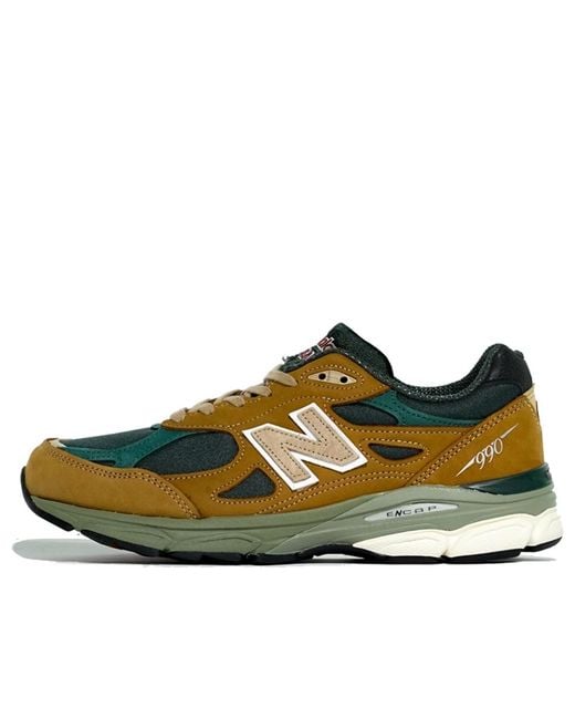New Balance Brown Teddy Santis X 990V3 Made for men