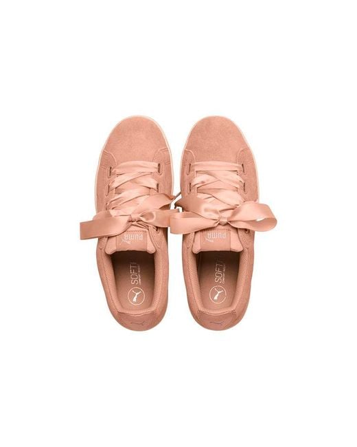 PUMA Pink (Wmns) Vikky Platform Ribbon Coral