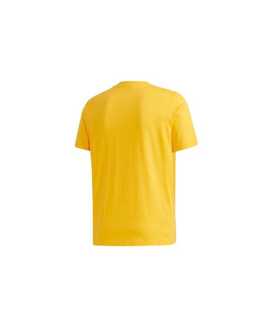 Adidas Yellow Neo Sports Short Sleeve for men
