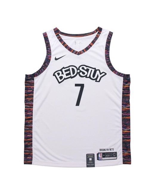 Nike Blue Nba City Limited Jersey Sw Fan Edition 2019-2020 Season Brooklyn Nets Durant No. 7 for men