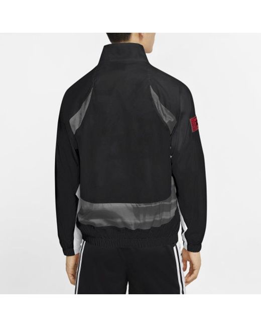 Nike Blue Legacy Aj11 Stand Collar Casual Jacket for men