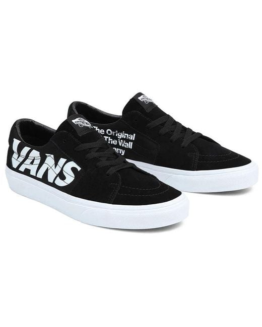 Vans Black Sk8-Low Low Top Casual Skate Shoes for men