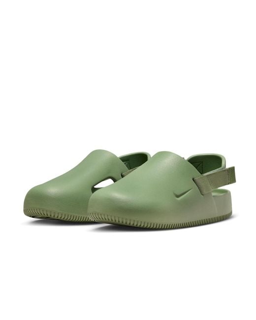 Nike Green Calm Mule Slides for men