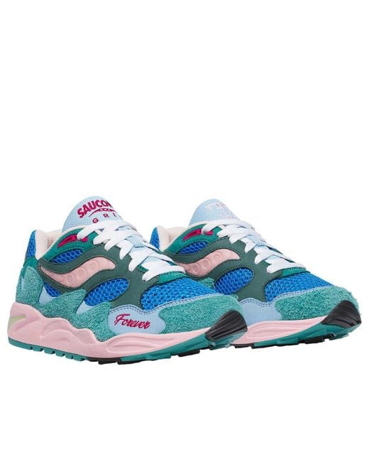 Saucony Blue X Jae Tips Grid Shadow 2 'What's The Occasion? Wear To A Date' for men