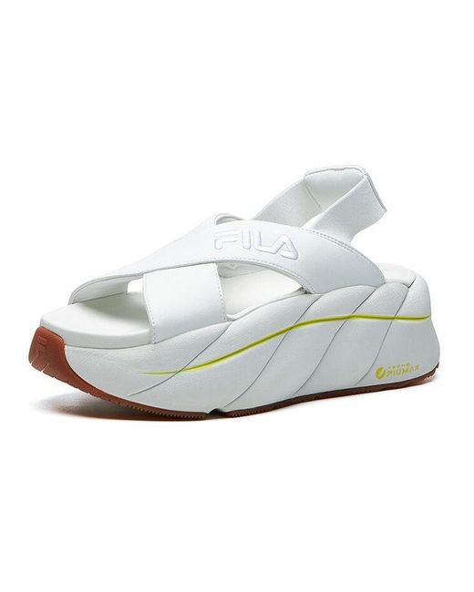 Fila White (Wmns) Sports Sandals For Bright