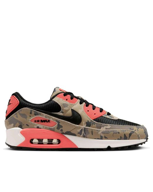 Nike Red Air Max 90 'Camo Pack Magic Ember' for men