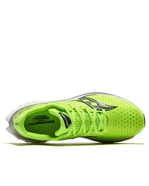 Saucony Green Endorphin Speed 4 'Citron' for men
