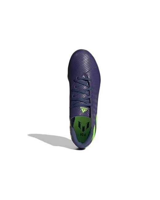 Adidas Blue X Messi Nemeziz 19.4 Tf for men