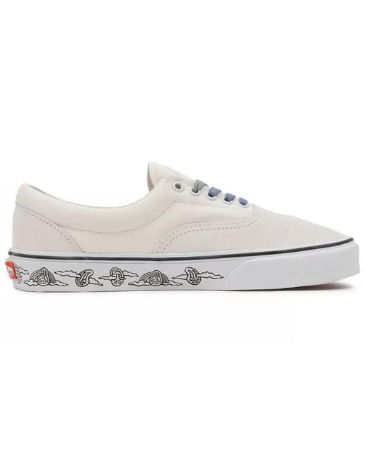 Vans White Uv Dreams Era Low Top Casual Skateboarding Shoes for men