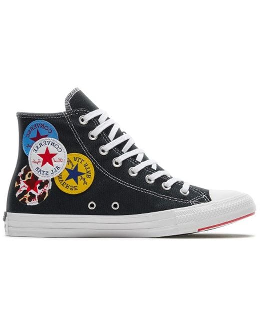 Converse Black Chuck Taylor All Star High 'Logo Play' for men