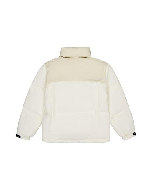New Balance White Winter Puffer Coat