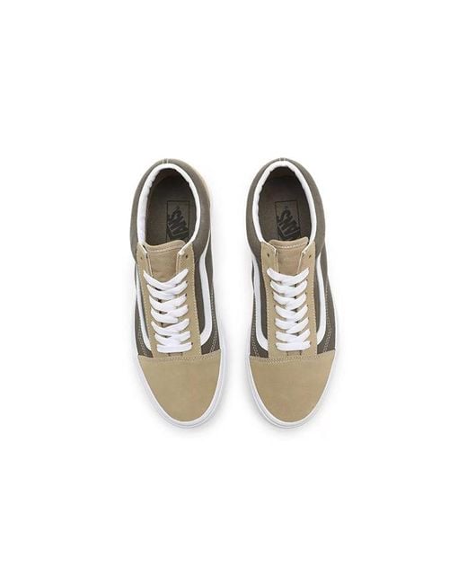 Vans White Old Skool 'Cornstalk Grape Leaf' for men