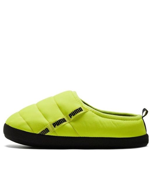 PUMA Yellow Scuff Slippers 'Fluo' for men