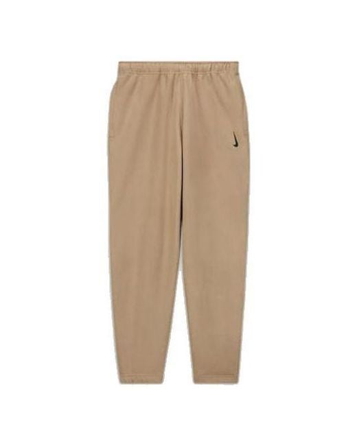 Nike Natural X Billie Eilish Crossover Solid Color Sports Long Pants Asia Edition Couple Style for men