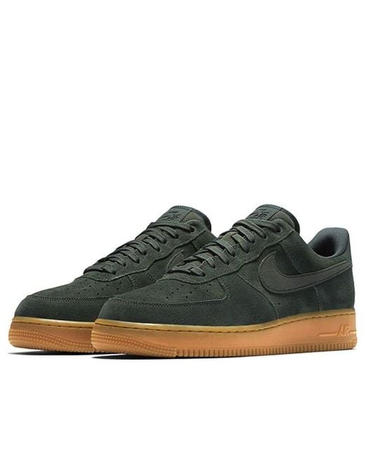 Nike Green Air Force 1 07 Lv8 Suede 'Outdoor' for men