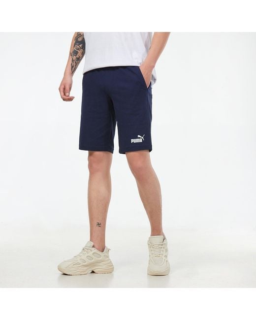 PUMA Blue Essentials Short 12" Cotton for men
