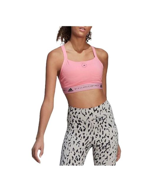 Adidas Pink (Wmns) By Stella Mccartney Truepurpose Medium Support Bra