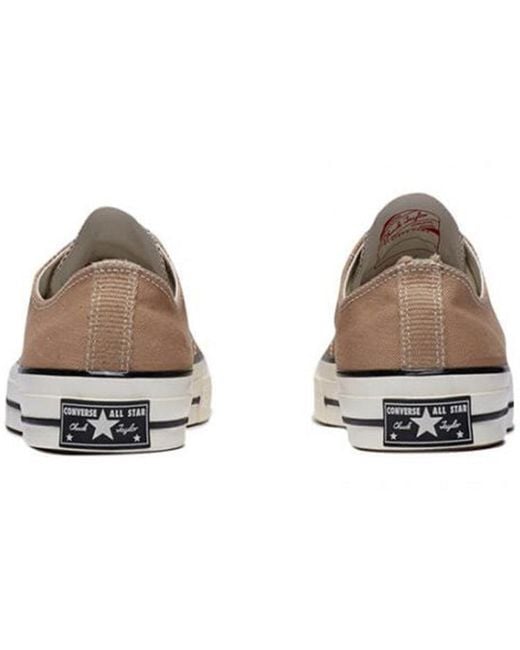 Converse Brown Chuck 70 Ox Low Tops Retro Skateboarding Shoes for men