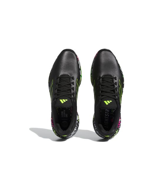 Adidas Black Zg23 Glitch Boost Lucid Lemon' for men