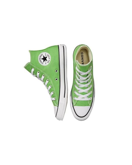Converse Green Chuck Taylor All Star High-Top Canvas Shoes