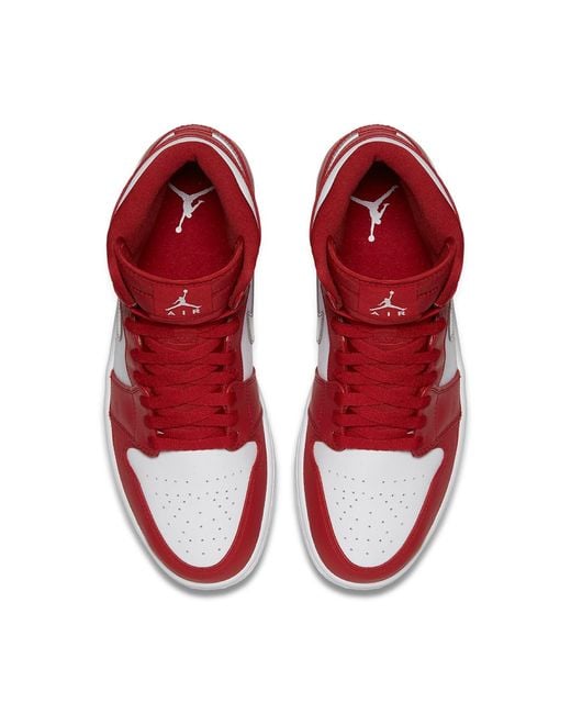 Nike Red Air 1 Retro High Shoes for men