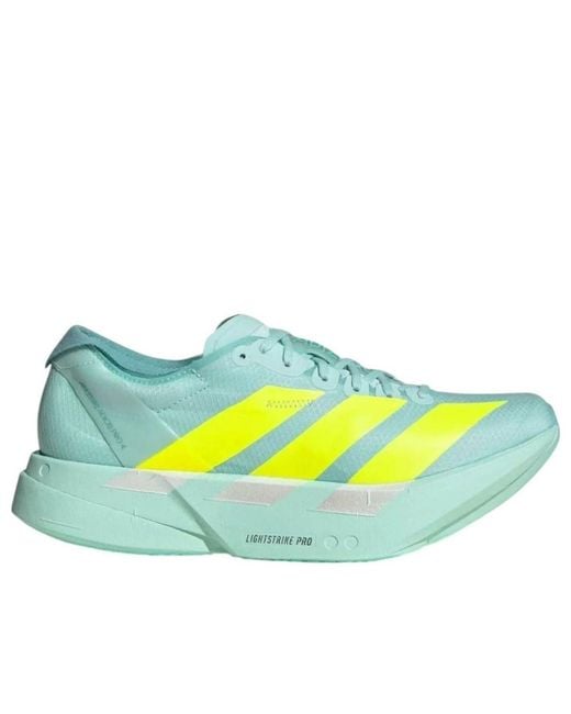 Adidas Yellow (Wmns) Adizero Adios Pro 4 'Semi Flash Aqua Lucid Lemon'