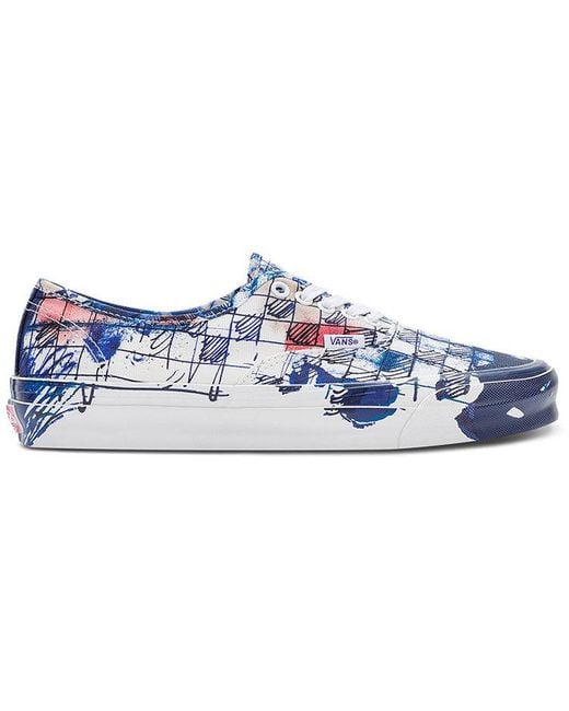 Vans Blue Connor Tingley X Og Authentic Lx 'Checkerboard for men