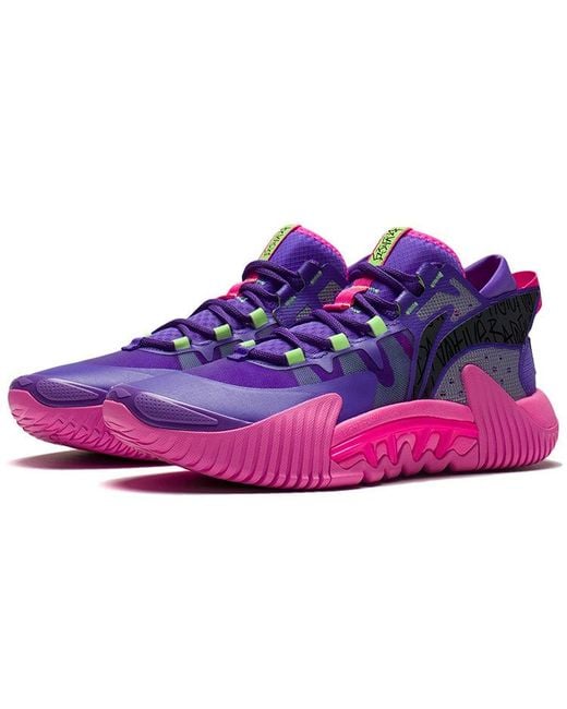 Li-ning Purple Bad Five 2 Low 'Rice Multi' for men