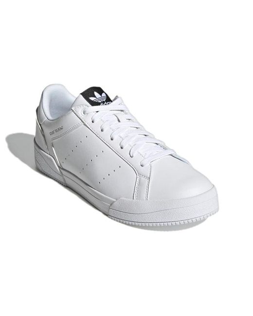 Adidas White Originals Court Tourino for men