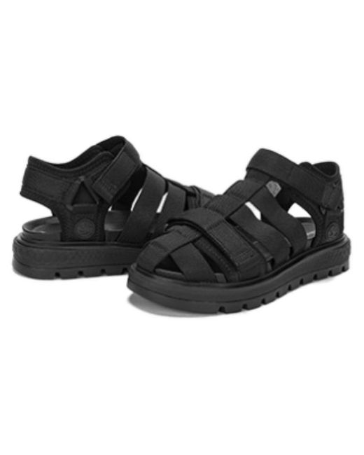 Timberland Black (Wmns) Ray City Ankle Strap Sandals