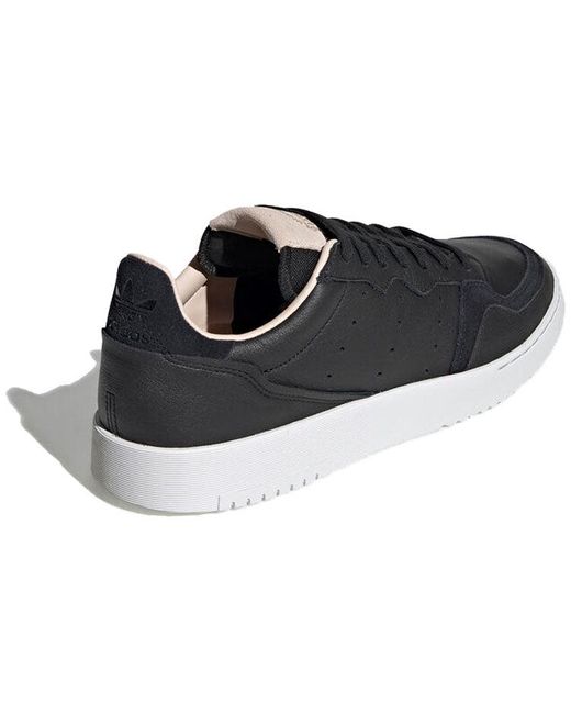 Adidas Black Supercourt 'Core Crystal' for men