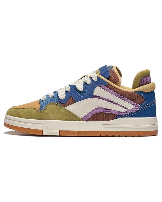 Li-ning Blue Weiwu Wave Pro Skate Shoes for men