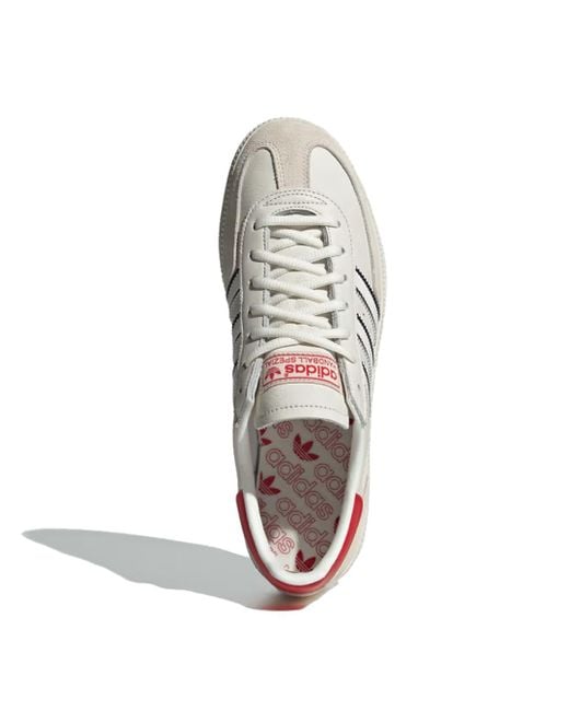 Adidas White Handball Spezial 'Scarlet Night' for men