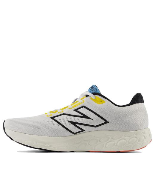 New Balance White Fresh Foam 680V8 Ginger Lemon' for men