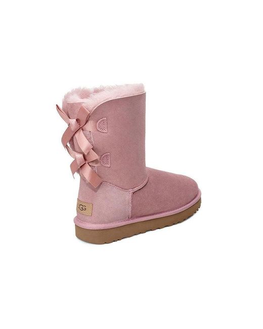 Ugg Pink (Wmns) Bailey Bow Ii 2.0 Fleece Lined