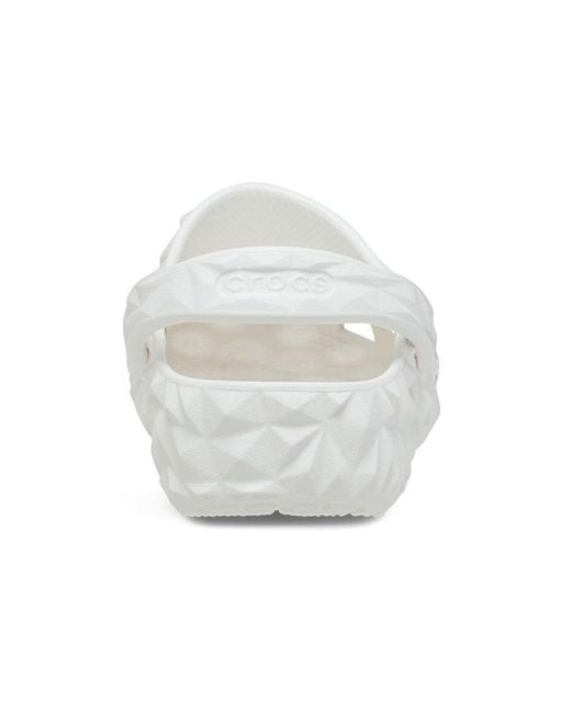 CROCSTM White Classic Geometric Clog for men