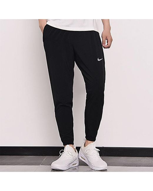 Nike Black Training Thin And Light Breathable Woven Sports Pants for men