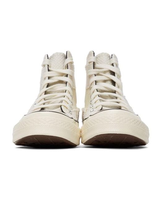 Converse White Chuck 70 Hi 'Mono Patchwork for men
