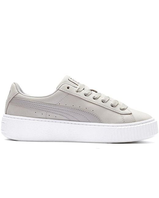 PUMA White (Wmns) Platform 'Shimmer