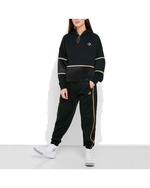 Converse Black (Wmns) Colourblock Shine Pants