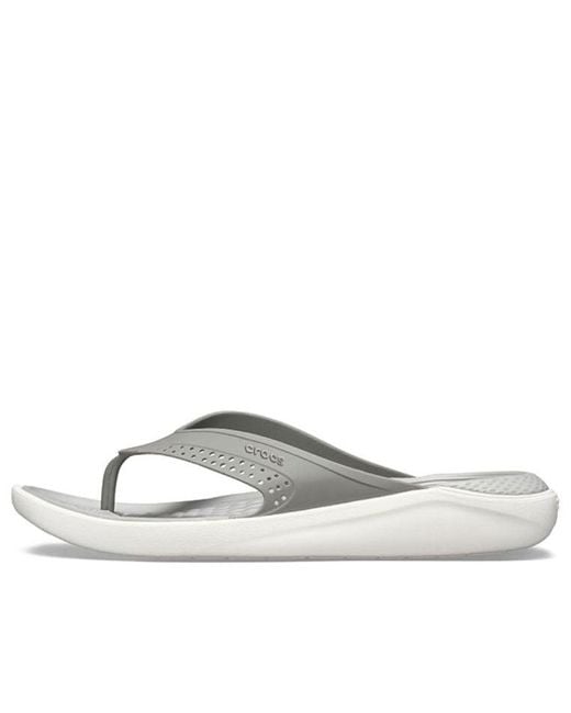 CROCSTM Gray Literide Beach Slippers for men