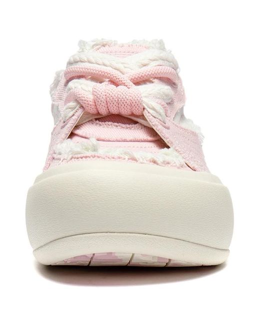 Li-ning Pink (Wmns) Puff Platform Mule Creamy'