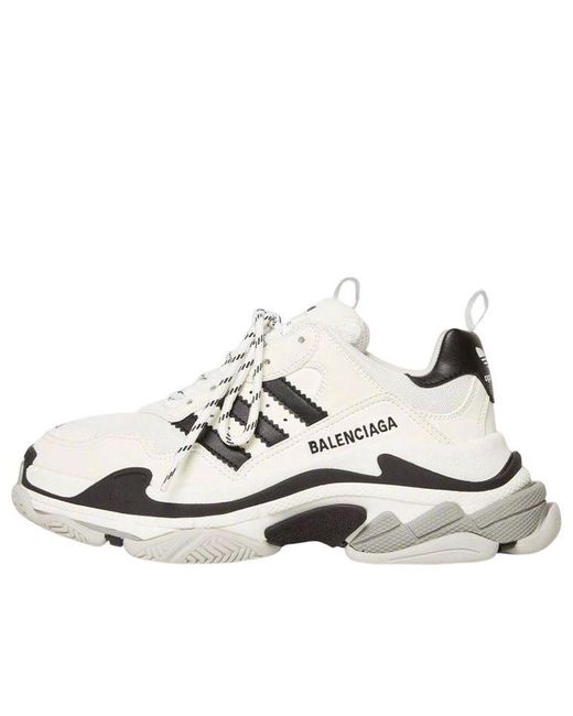 Adidas White X Balenciaga Triple S Sneaker