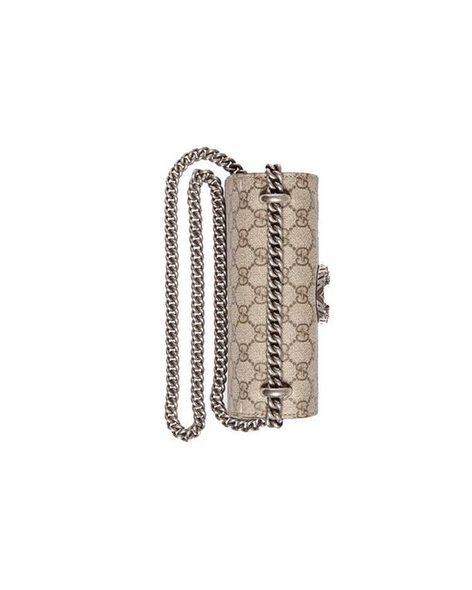 Gucci Metallic (Wmns) Dionysus Gg Supreme Mini Bag Ebony'