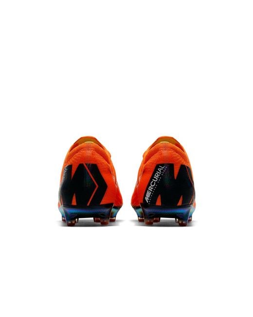 Nike Orange Mercurial Vapor 12 Elite Ag Pro for men